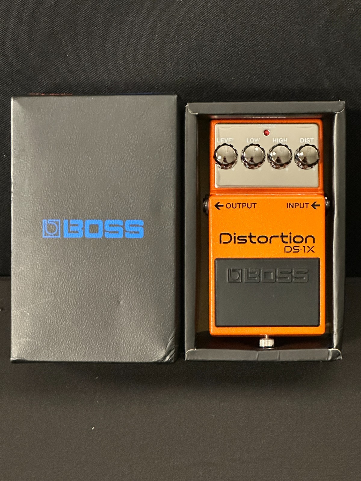Boss DS-1X Distortion Pedal, signal processor, orange, made by Roland