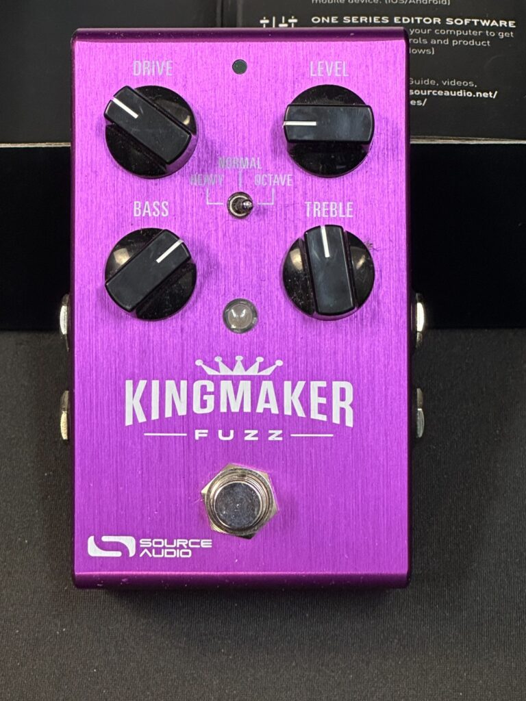Source Audio SA245 Kingmaker Fuzz Pedal, Purple, 3 Fuzz Machines, MIDI, Advanced