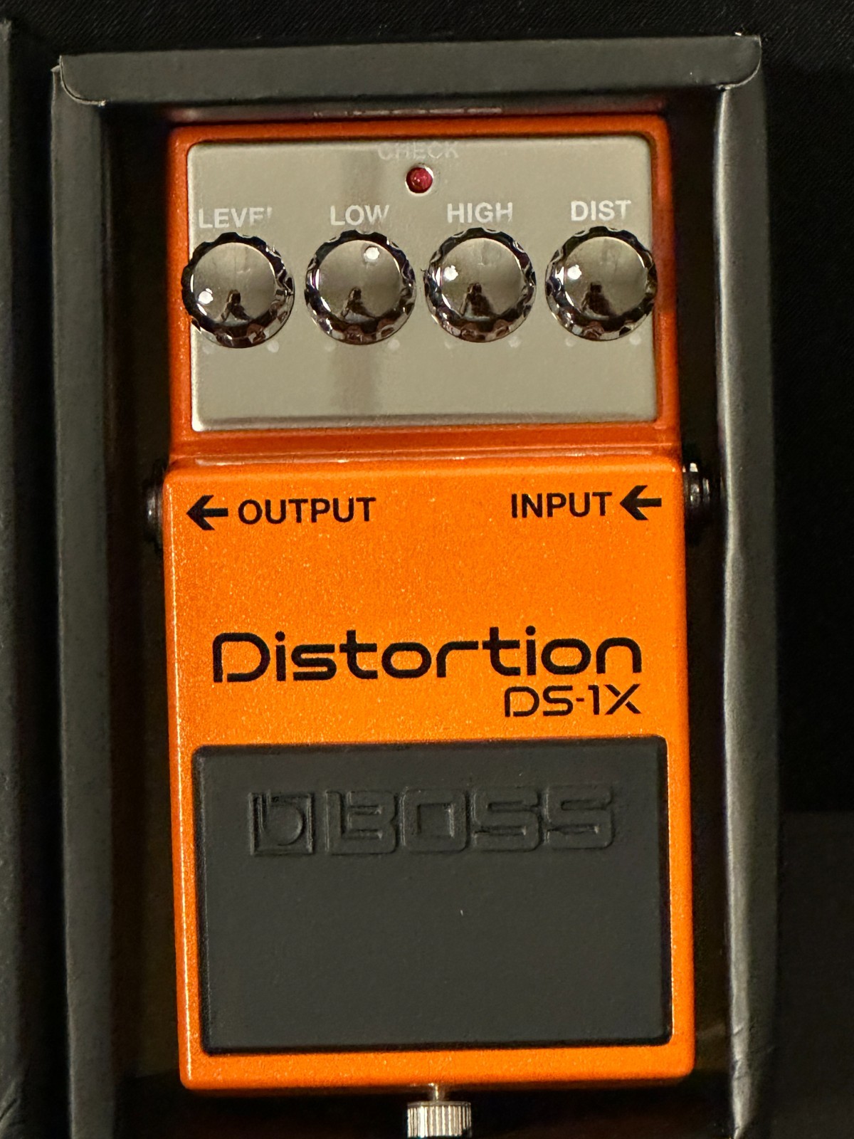 Boss DS-1X Distortion Pedal, signal processor, orange, made by Roland - Image 2