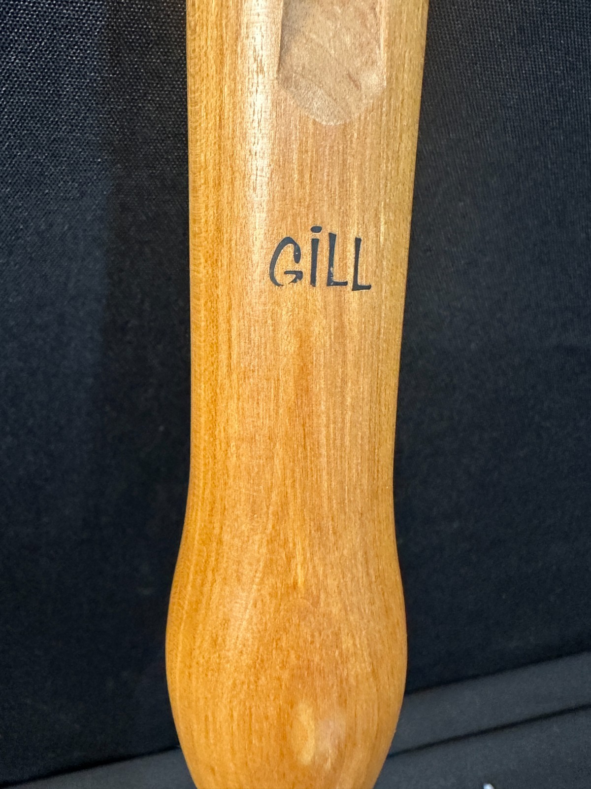 Vintage Gill A-202 Alto F Recorder, natural, 3-piece maple body, made in Israel - Image 3