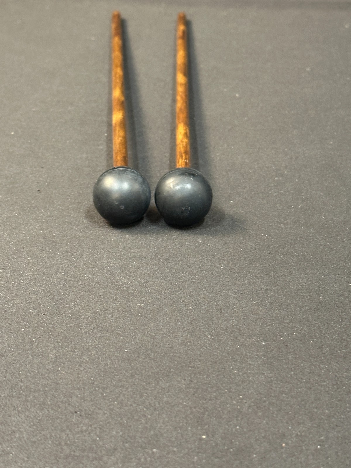 Vic Firth M5 Medium Rubber Mallets, dark birch handles, black rubber tips - Image 6