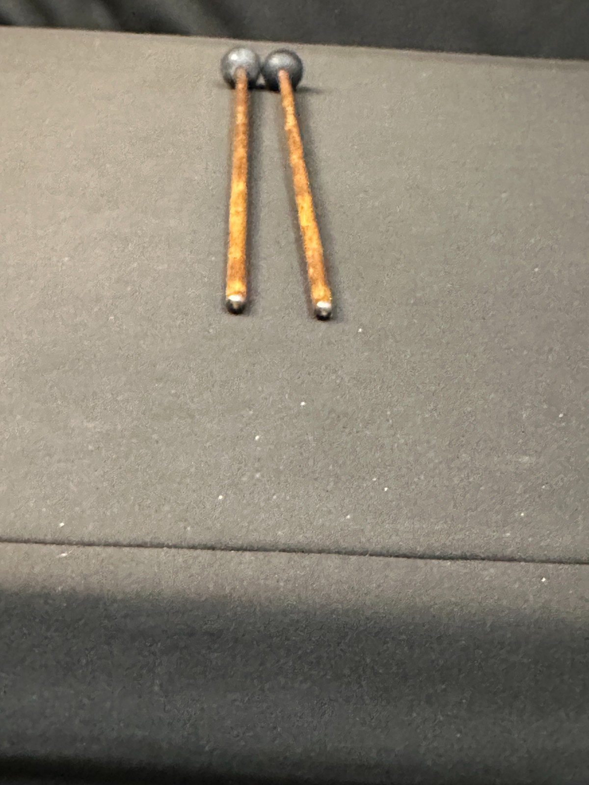 Vic Firth M5 Medium Rubber Mallets, dark birch handles, black rubber tips - Image 9
