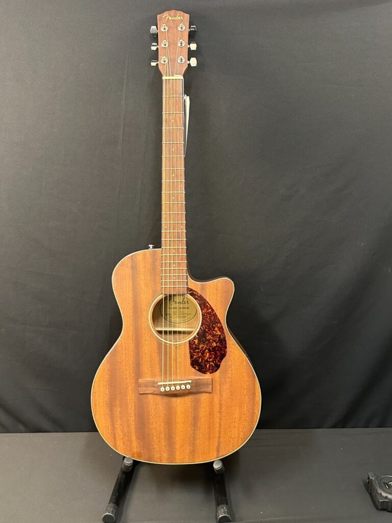 Fender CC-60SCE ALL-MAH SATIN FSR Acoustic-Electric Guitar with strap, capo, bag