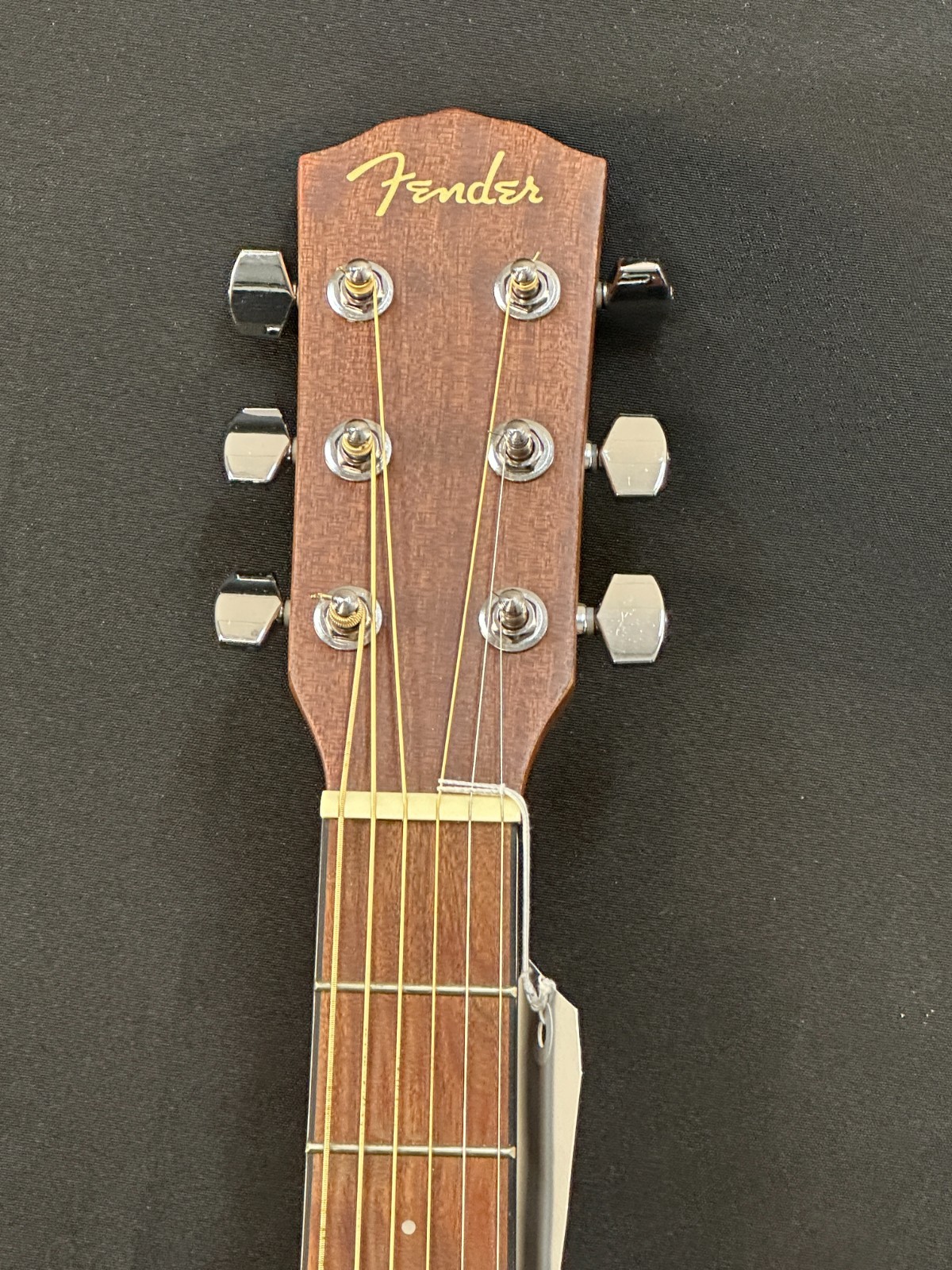 Fender CC-60SCE ALL-MAH SATIN FSR Acoustic-Electric Guitar with strap, capo, bag - Image 2