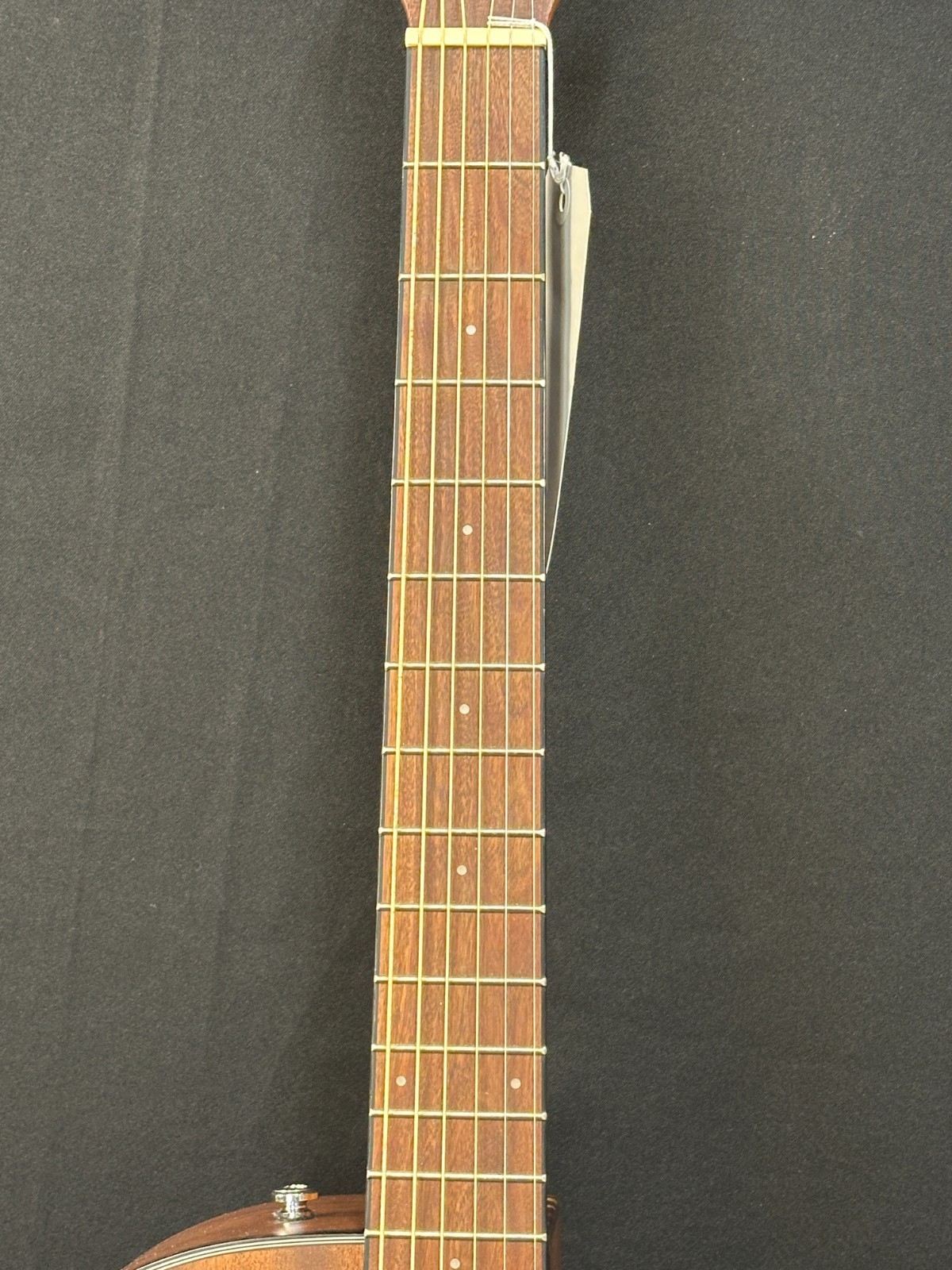 Fender CC-60SCE ALL-MAH SATIN FSR Acoustic-Electric Guitar with strap, capo, bag - Image 3