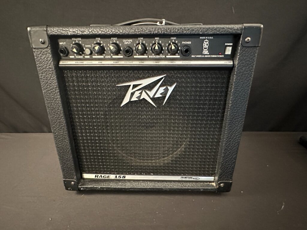 Peavey Rage 158 1 x 8 15 Watt Guitar Combo Amp, Blue Marvel, Transtube