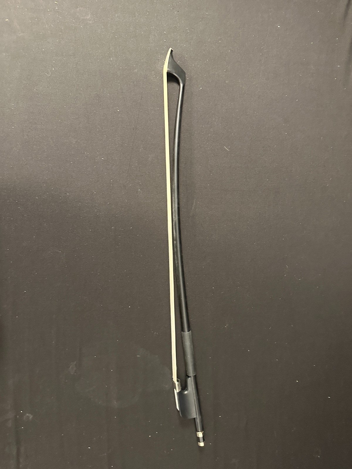 Glasser New York Fiberglass French 1/2 Double Bass Bow, Black, 26.5" long - Image 2