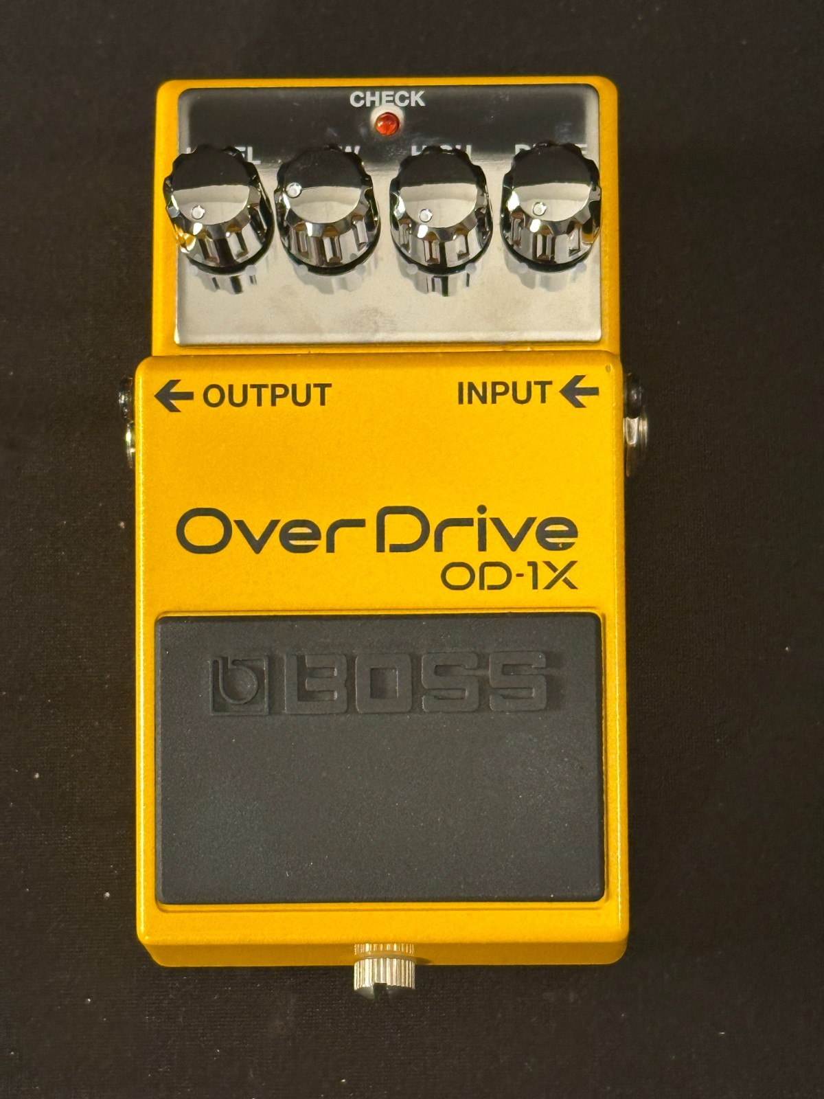 Boss OD-1X Overdrive Pedal, high end, high performance, Yellow, made by Roland - Image 5