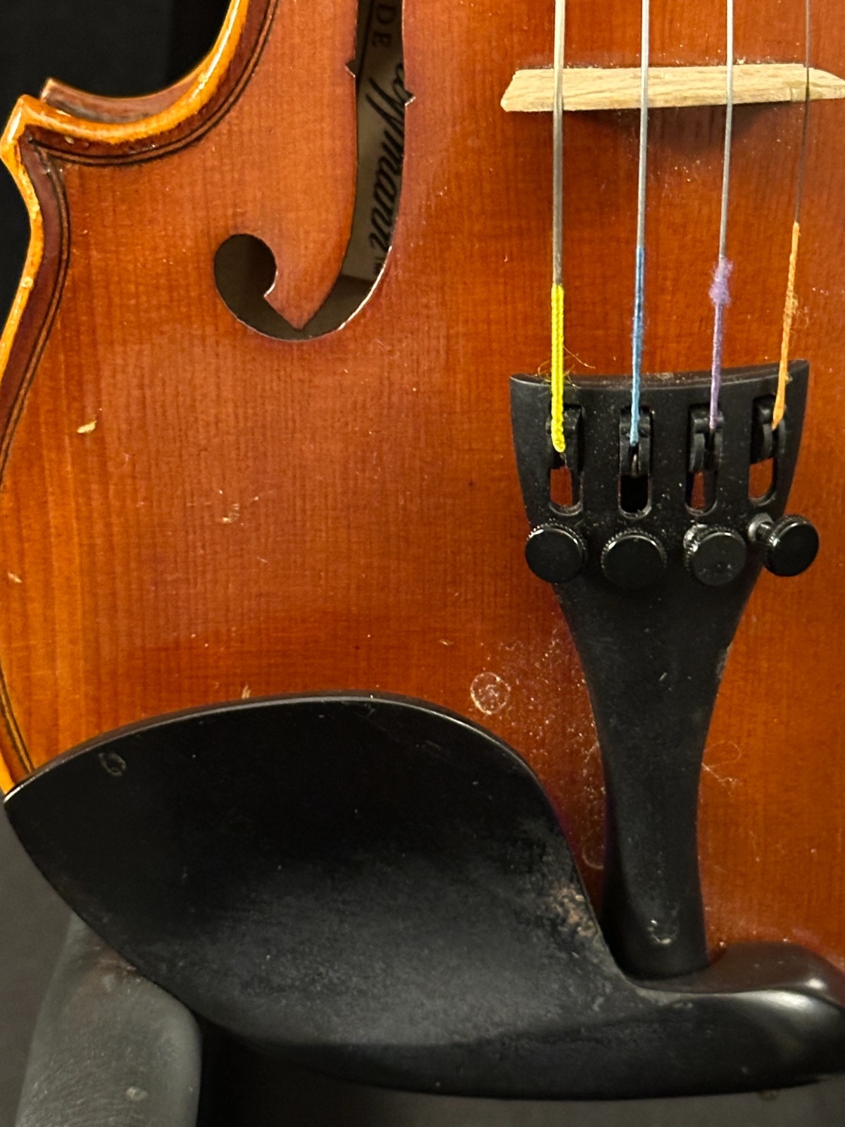Franz Hoffmann Prelude 1/4 Violin with fine tuners, comes with case and new bow - Image 7