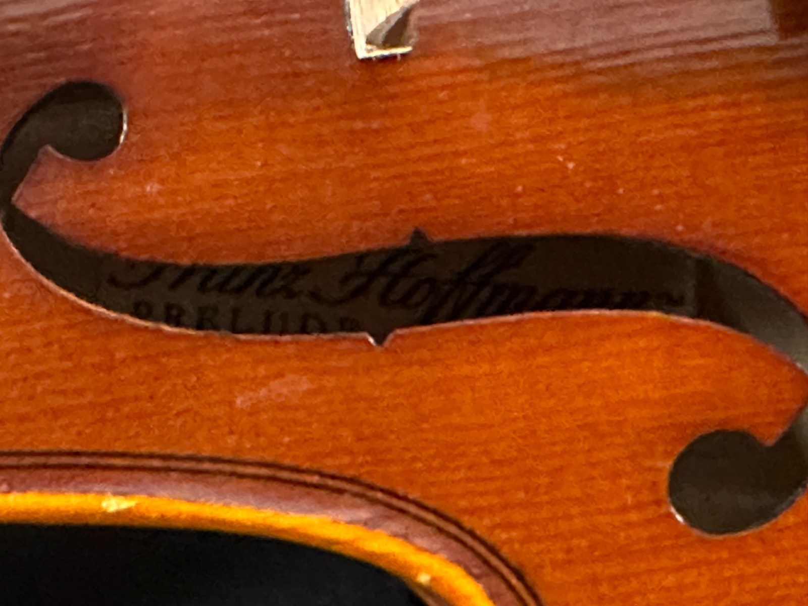 Franz Hoffmann Prelude 1/4 Violin with fine tuners, comes with case and new bow - Image 9