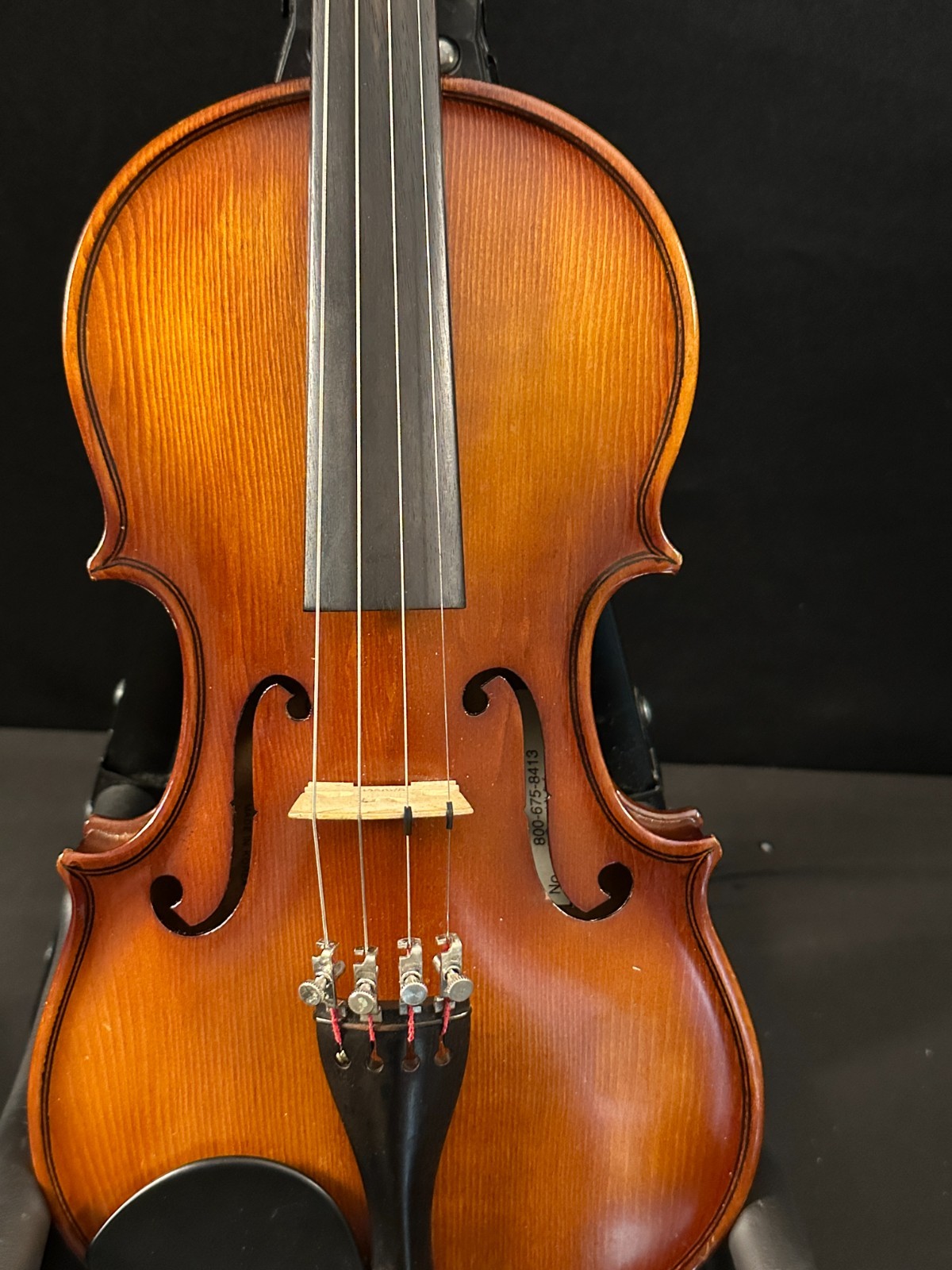 Corina 1/2 size Violin outfit, comes with case, rosin, bow, metal fine tuners - Image 4