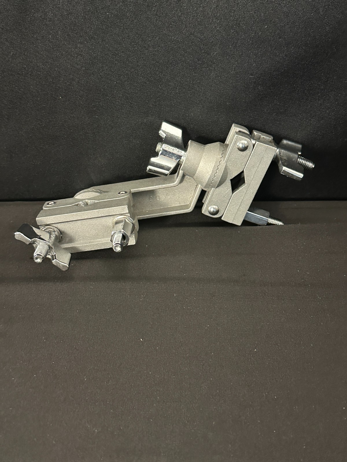 Gibraltar Percussion Utility Clamp, brushed silver, chrome, L-shaped - Image 3