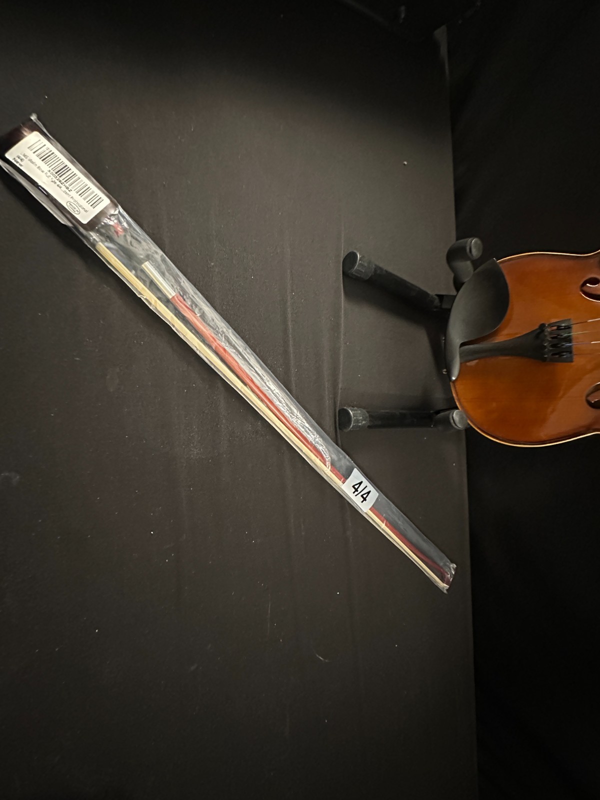 Franz Hoffman Prelude 4/4 Violin Outfit, new bow, case with straps, fine tuners - Image 10