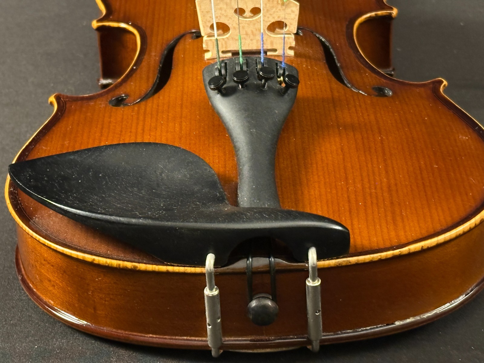 Franz Hoffman Prelude 4/4 Violin Outfit, new bow, case with straps, fine tuners - Image 13