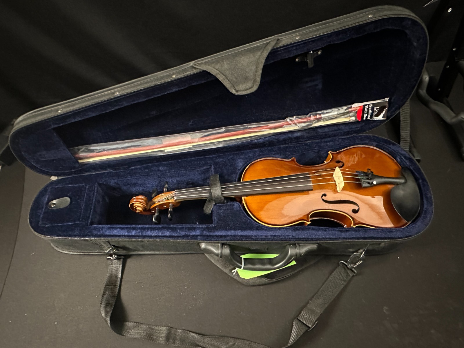 Franz Hoffman Prelude 4/4 Violin Outfit, new bow, case with straps, fine tuners - Image 14