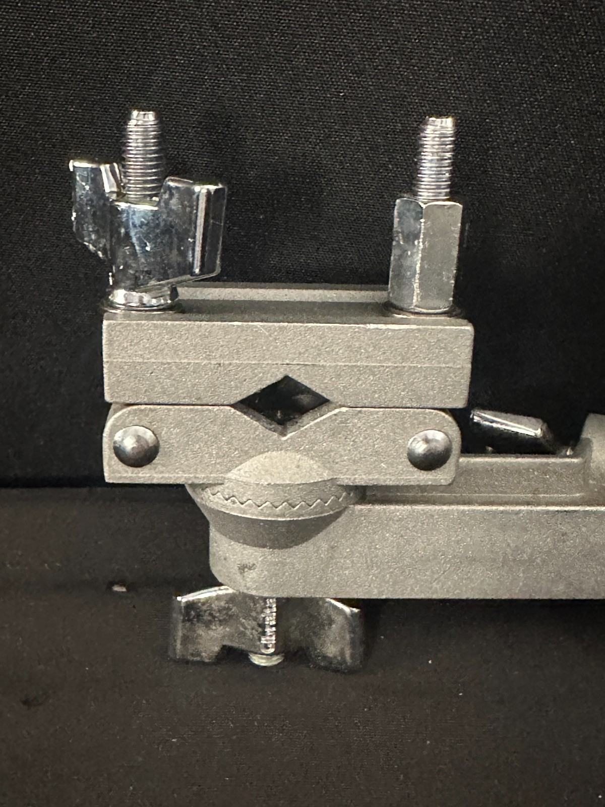 Gibraltar Percussion Utility Clamp, brushed silver, chrome, L-shaped - Image 5