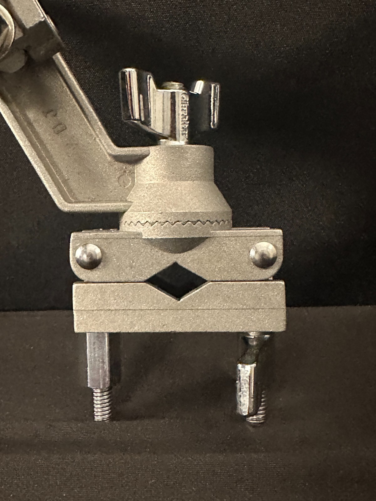 Gibraltar Percussion Utility Clamp, brushed silver, chrome, L-shaped - Image 6