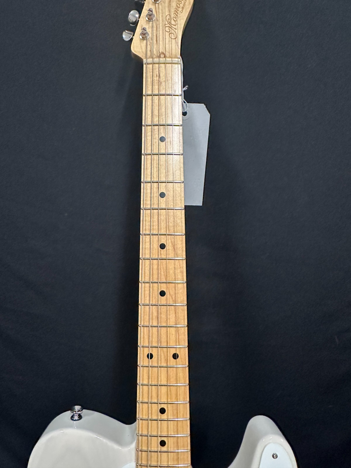Momose MTL2-STD/m WBD Electric Guitar, white, with gig bag, Japanese handmade - Image 4
