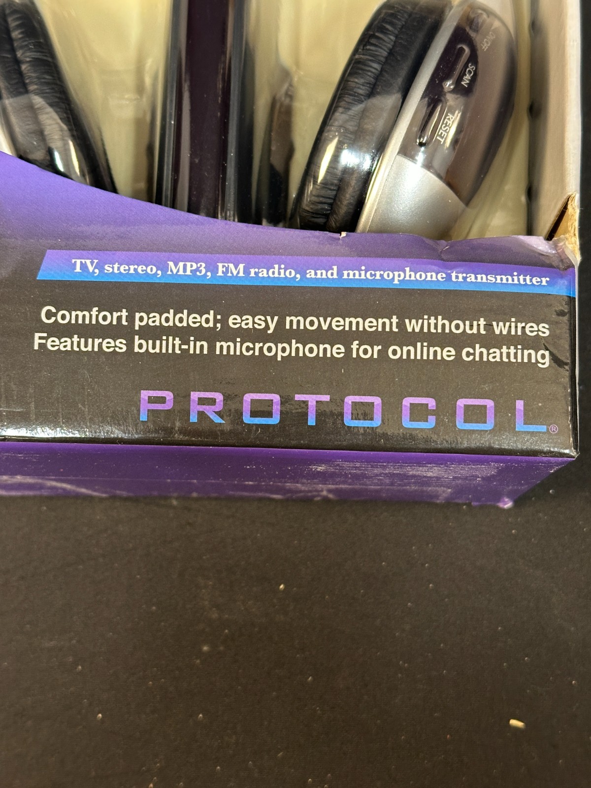 Protocol Hi-Def Wireless Headphones, comfortable, wireless, built-in microphone - Image 4