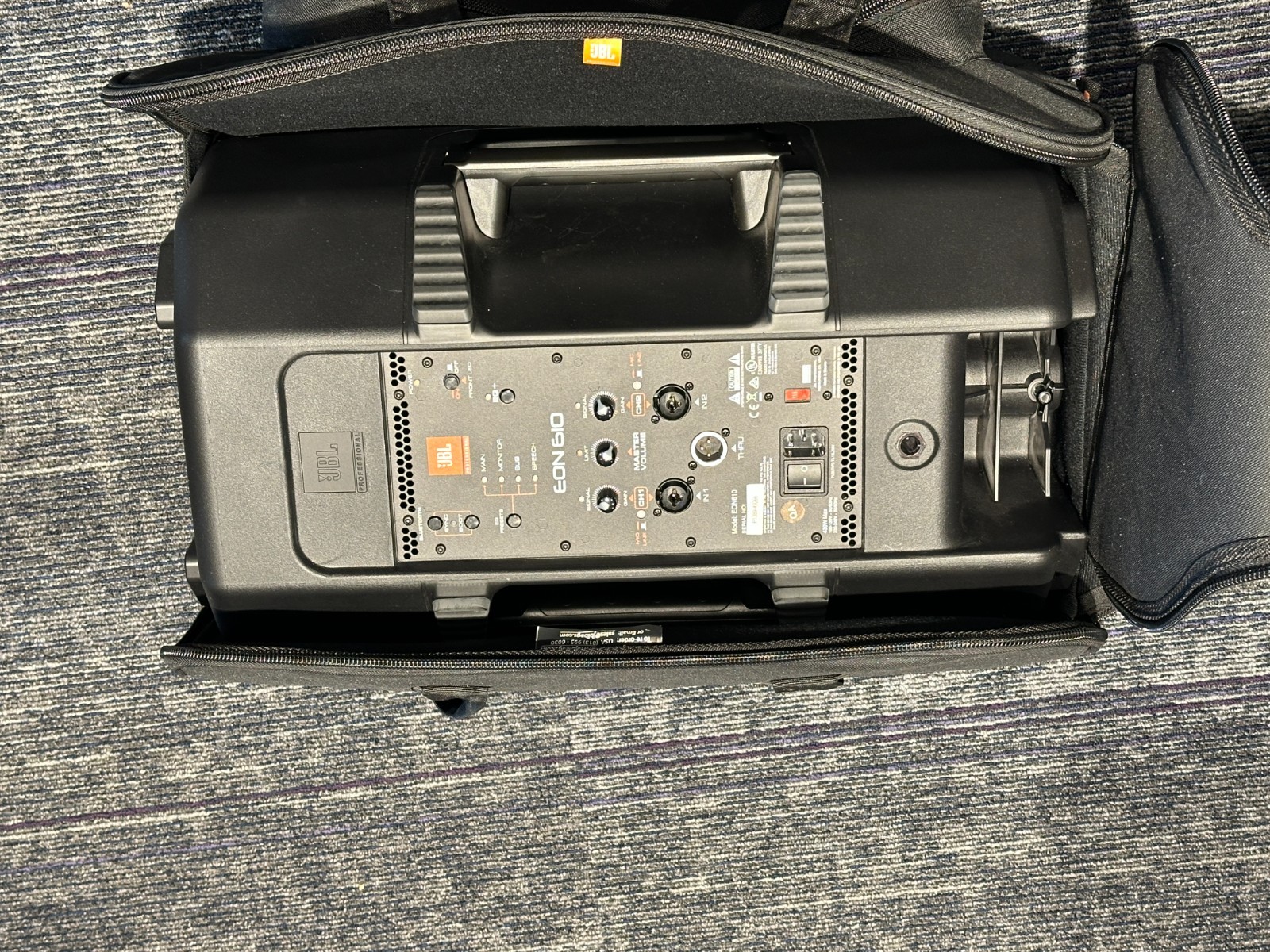 JBL Complete PA System with Midas mixing board, mics, mic stands, speakers,cases - Image 4