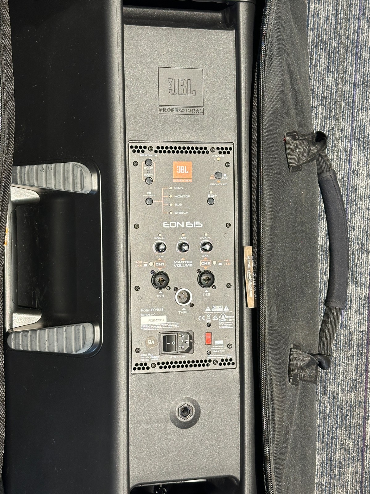 JBL Complete PA System with Midas mixing board, mics, mic stands, speakers,cases - Image 7