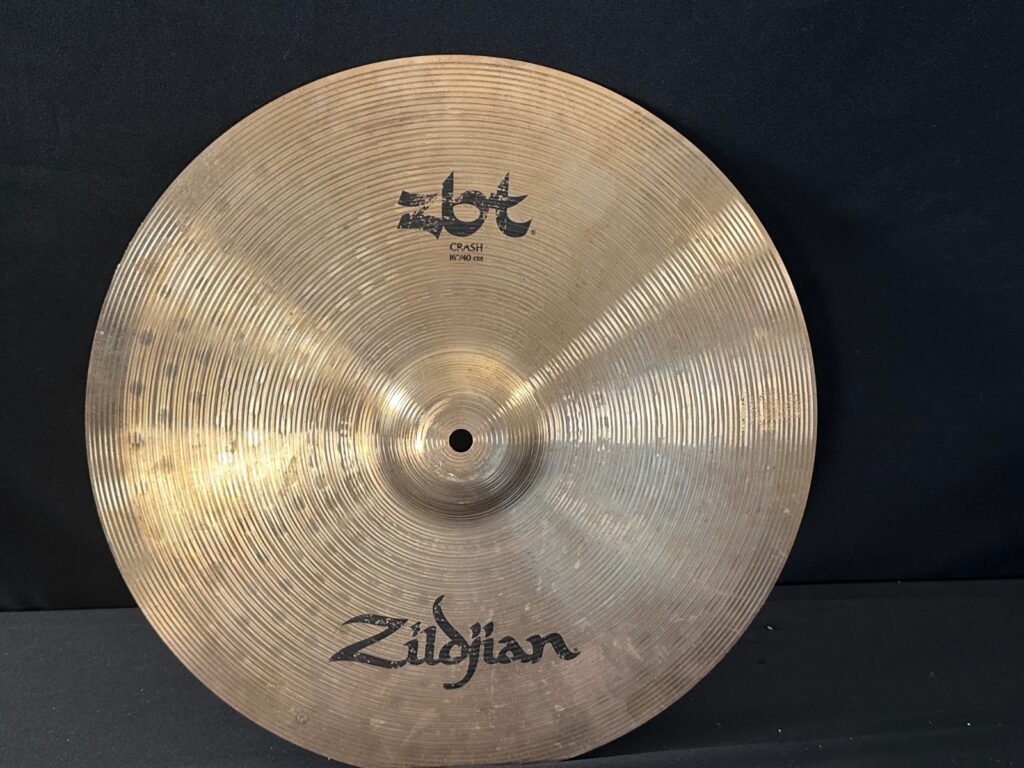 Zildjian ZBT 16" Crash Cymbal for drumset, medium thin crash, great for rock/pop