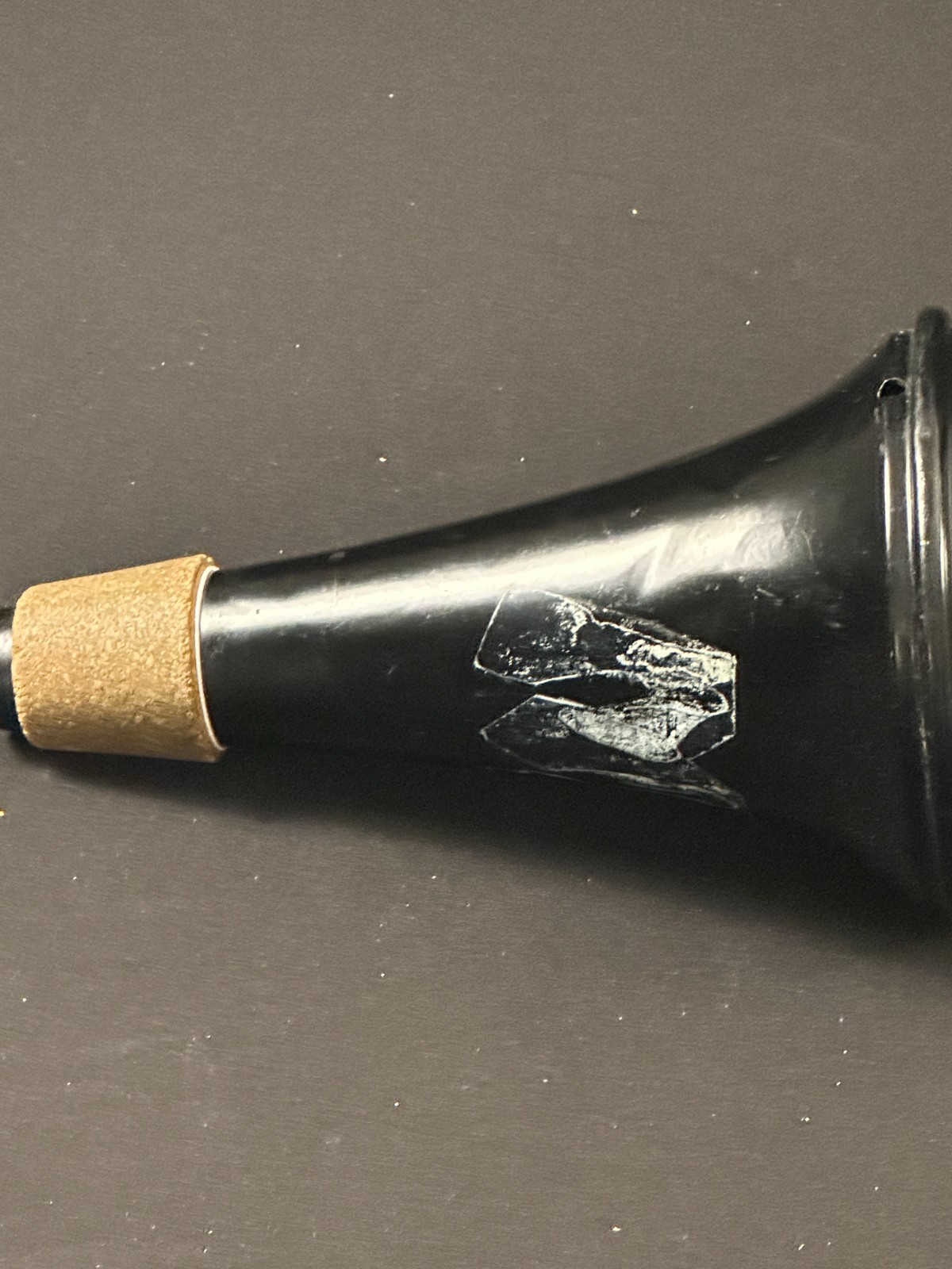 Denis Wick Vintage Trombone Practice Mute, black, good cork, balanced resistence - Image 11