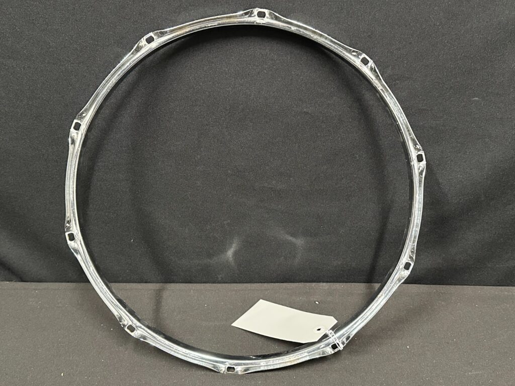 14" 10-lug/10 Hole Triple-Flange Drum Snare Hoop, Batter side, Chrome finish