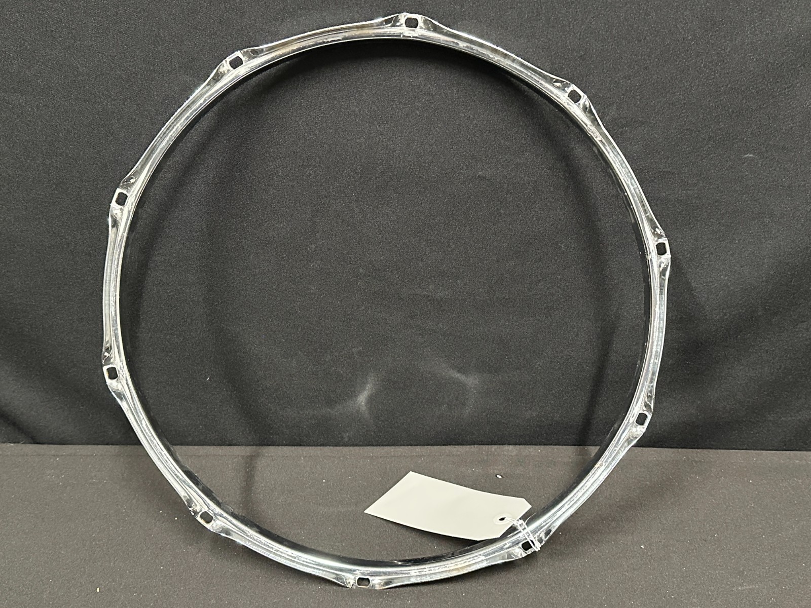 14" 10-lug/10 Hole Triple-Flange Drum Snare Hoop, Batter side, Chrome finish