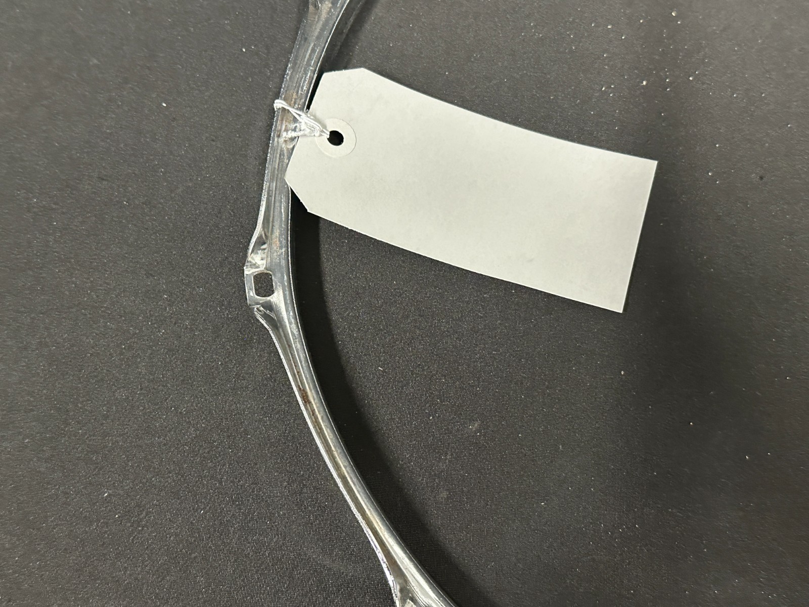 14" 10-lug/10 Hole Triple-Flange Drum Snare Hoop, Batter side, Chrome finish - Image 9