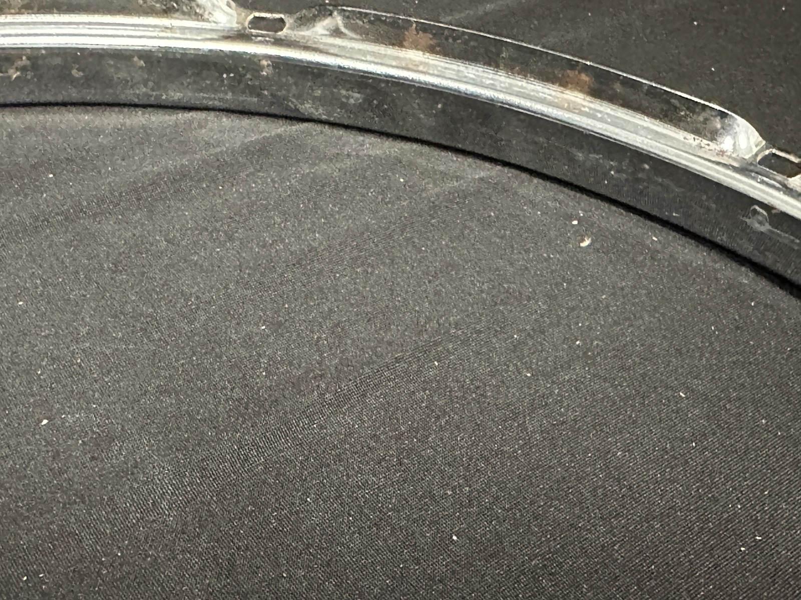 14" 10-lug/10 Hole Triple-Flange Drum Snare Hoop, Batter side, Chrome finish - Image 10