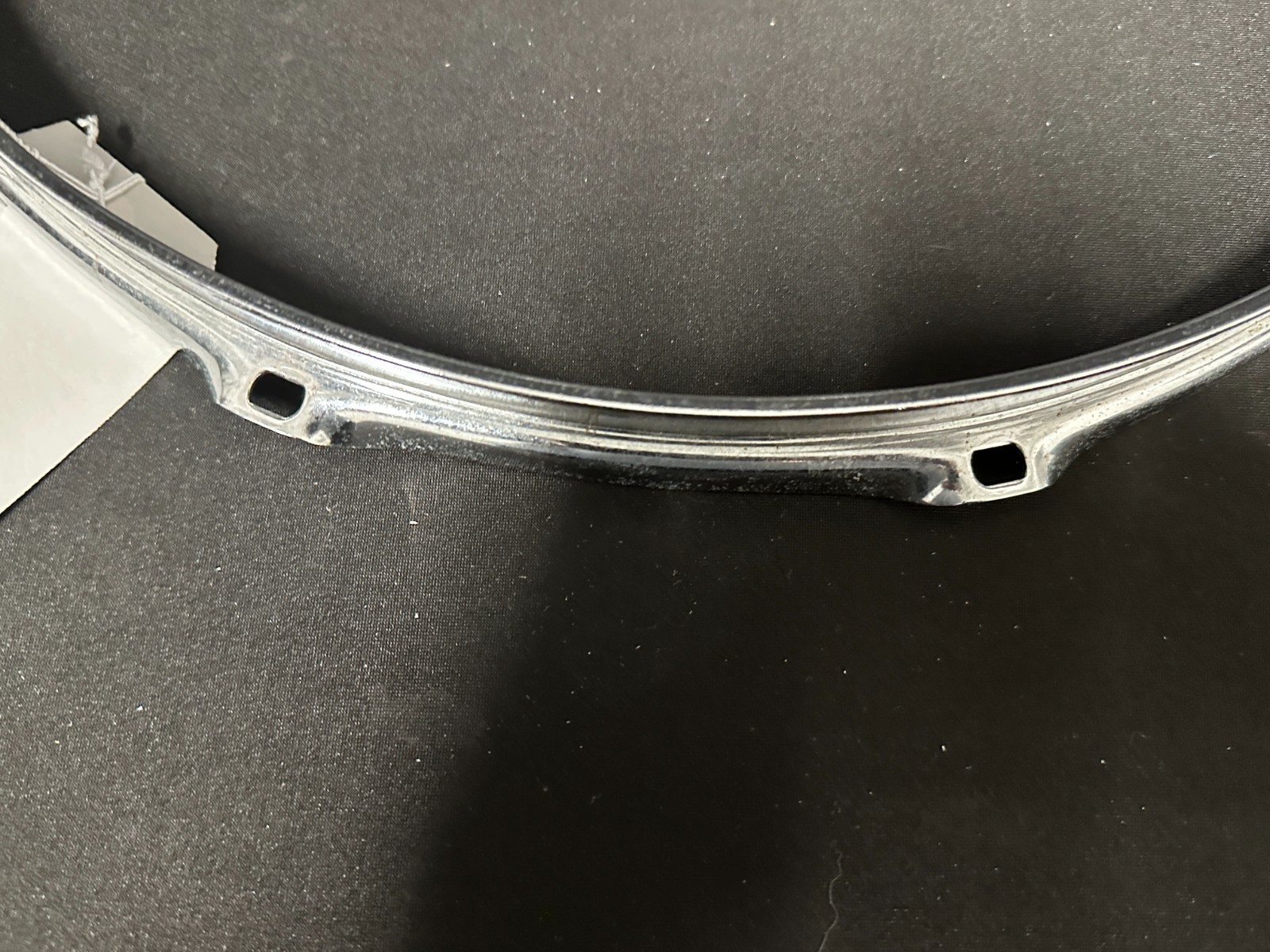 14" 10-lug/10 Hole Triple-Flange Drum Snare Hoop, Batter side, Chrome finish - Image 12