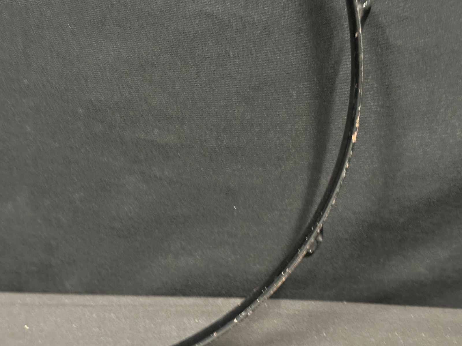 16" 8-lug/8 Hole Triple-Flange Drum Hoop, Black finish, unbranded - Image 6