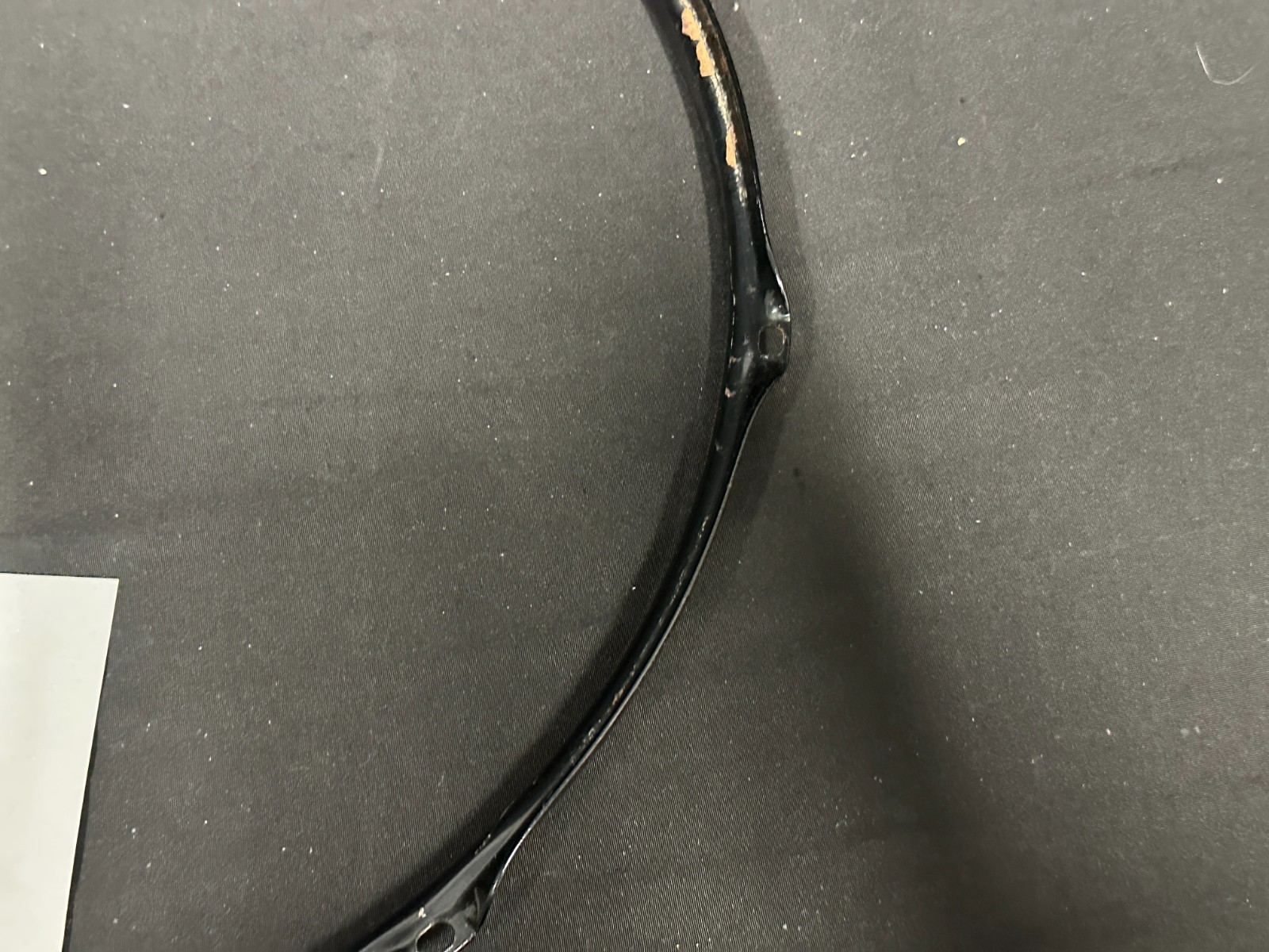 16" 8-lug/8 Hole Triple-Flange Drum Hoop, Black finish, unbranded - Image 13