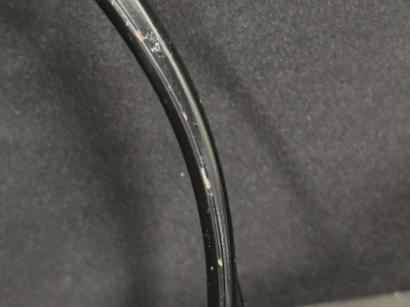 10" 6-lug/6 Hole Triple-Flange Drum Hoop, Black finish, unbranded - Image 6