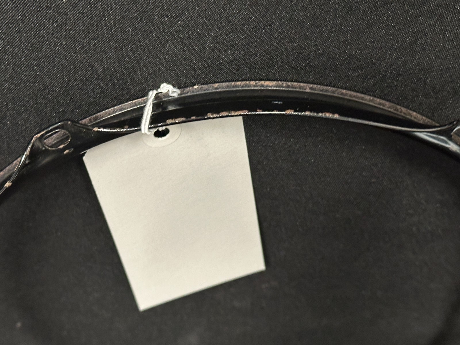 10" 6-lug/6 Hole Triple-Flange Drum Hoop, Black finish, unbranded - Image 7
