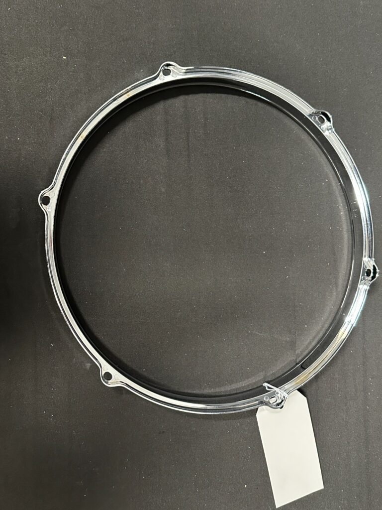 13" 6-lug/6 Hole Die Cast Drum Hoop, Chrome finish, unbranded