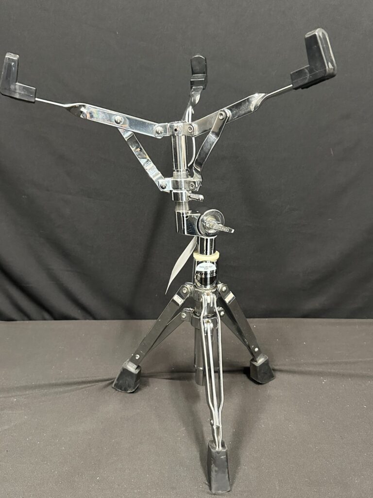 Ludwig Double Braced Adjustable snare stand for drum kit, chrome finish