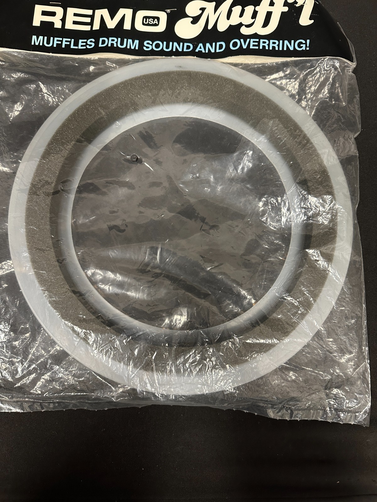 Remo 12" Muff'l Ring for snares, toms, drum kit, muffles sound and overring