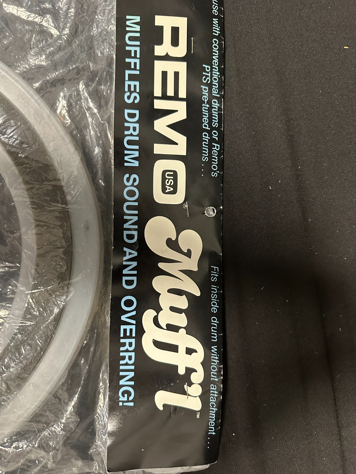 Remo 12" Muff'l Ring for snares, toms, drum kit, muffles sound and overring - Image 6