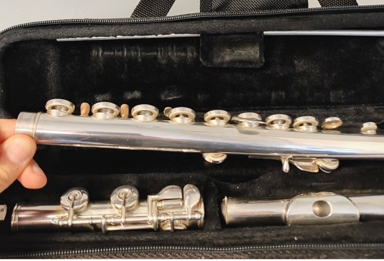 Vintage Gemeinhardt Hand Sterling Crafted Silver Open-Hole Flute C-Foot - Image 6