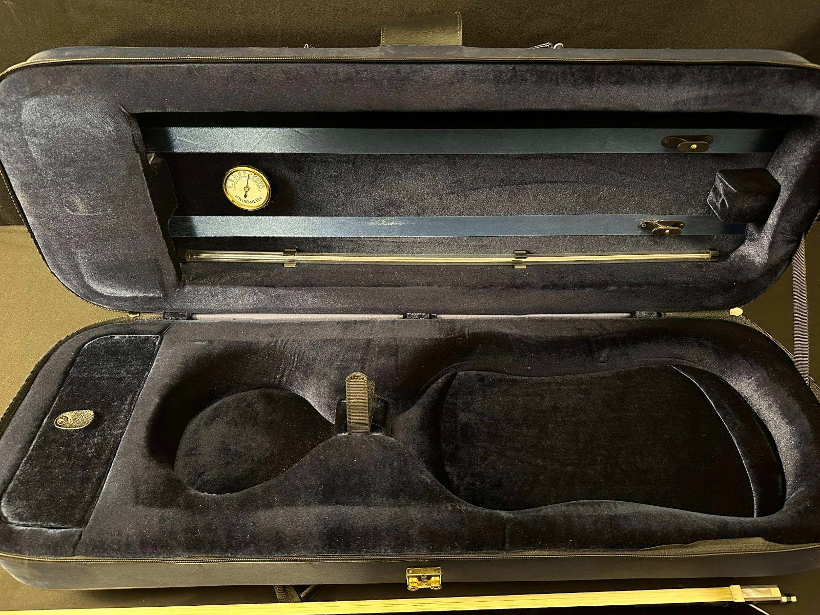 Strobel ML-105 Full Size Violin outfit with Cadenza Overture bow and hygrometer - Image 7