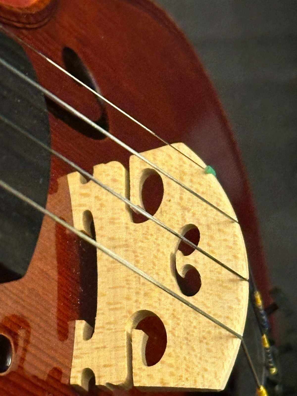 Strobel ML-105 Full Size Violin outfit with Cadenza Overture bow and hygrometer - Image 12