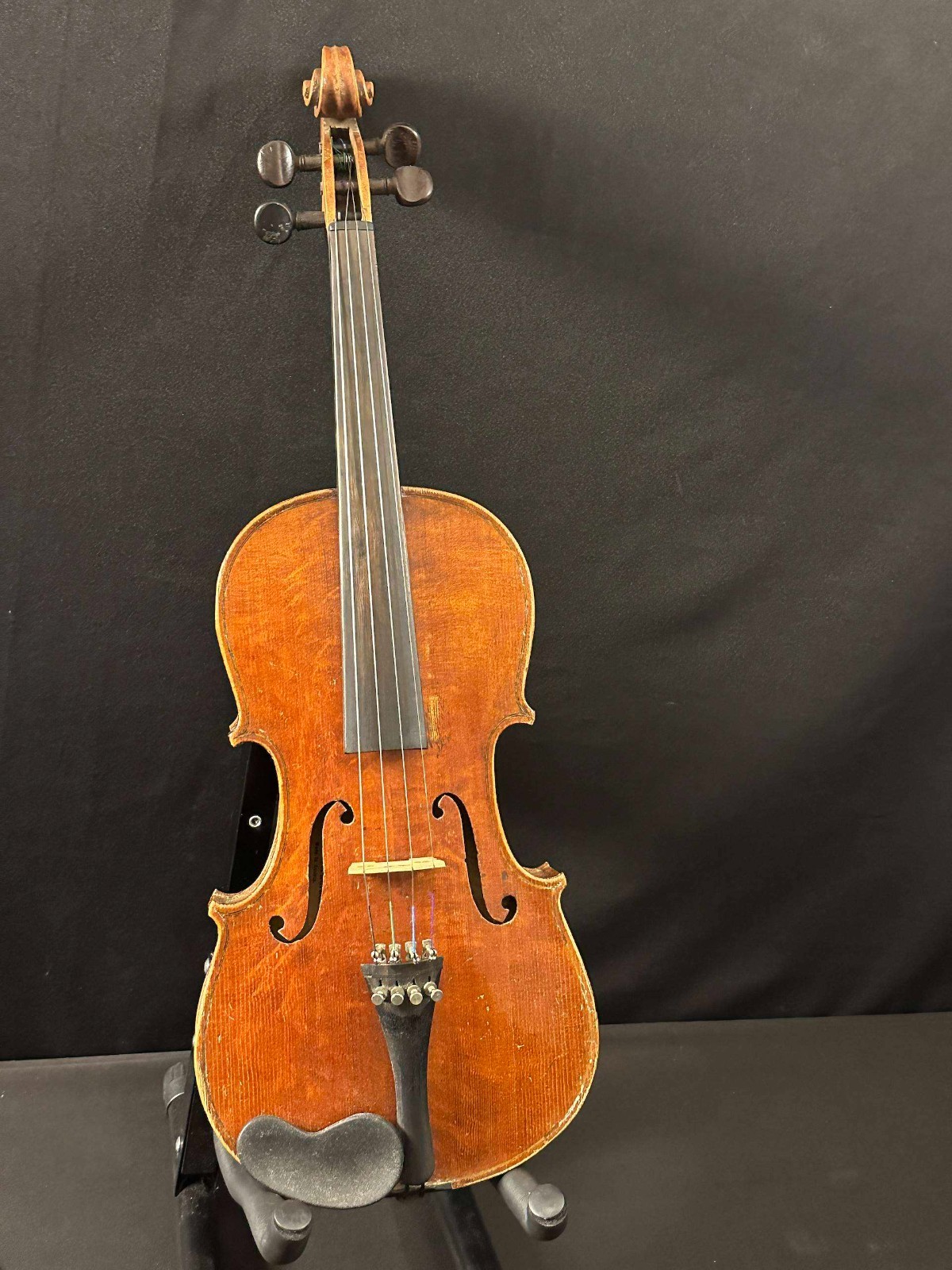 Vintage Strad Copy 4/4 Violin outfit, with bow and case, made in Austria - Image 2