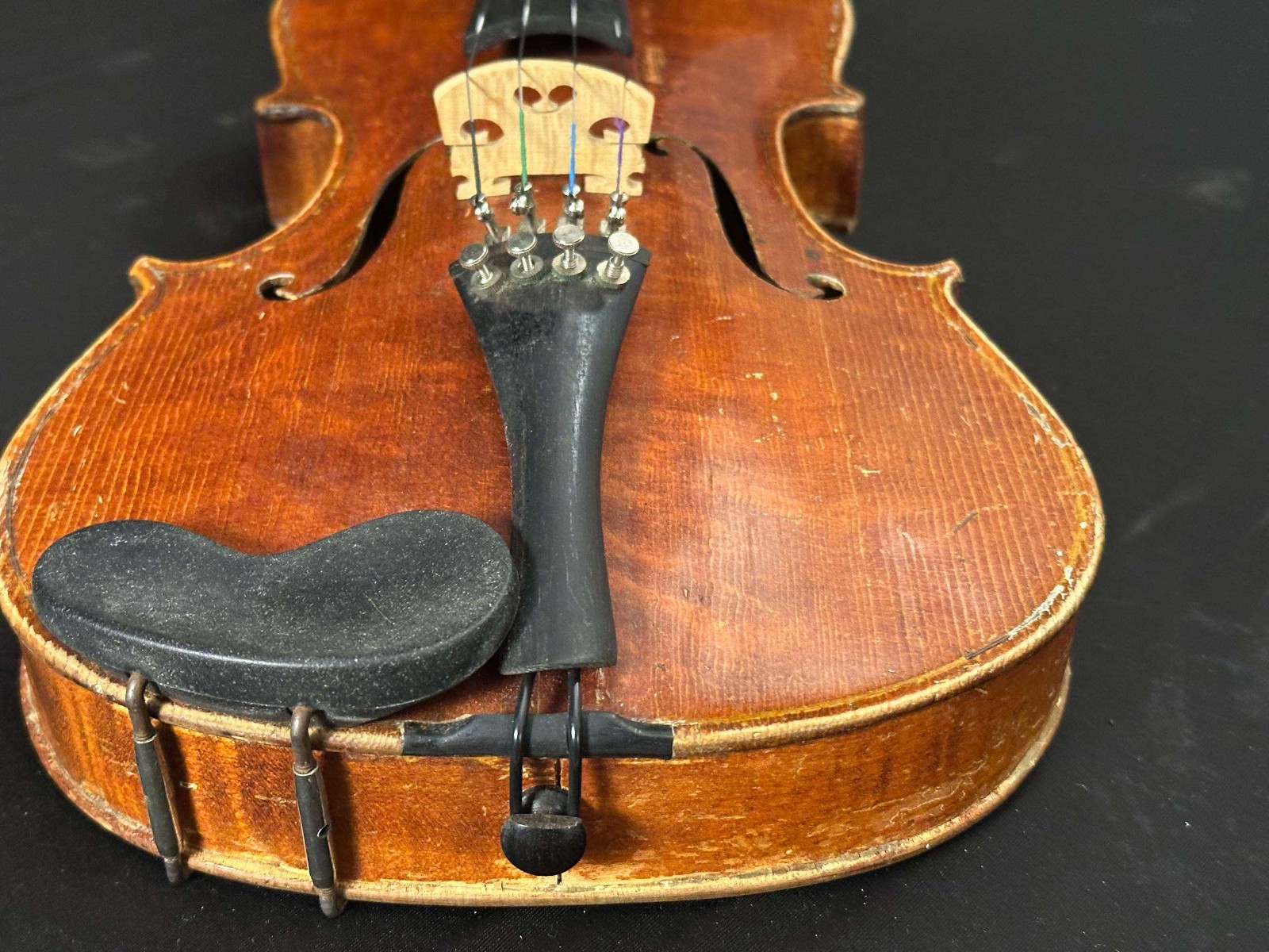Vintage Strad Copy 4/4 Violin outfit, with bow and case, made in Austria - Image 9