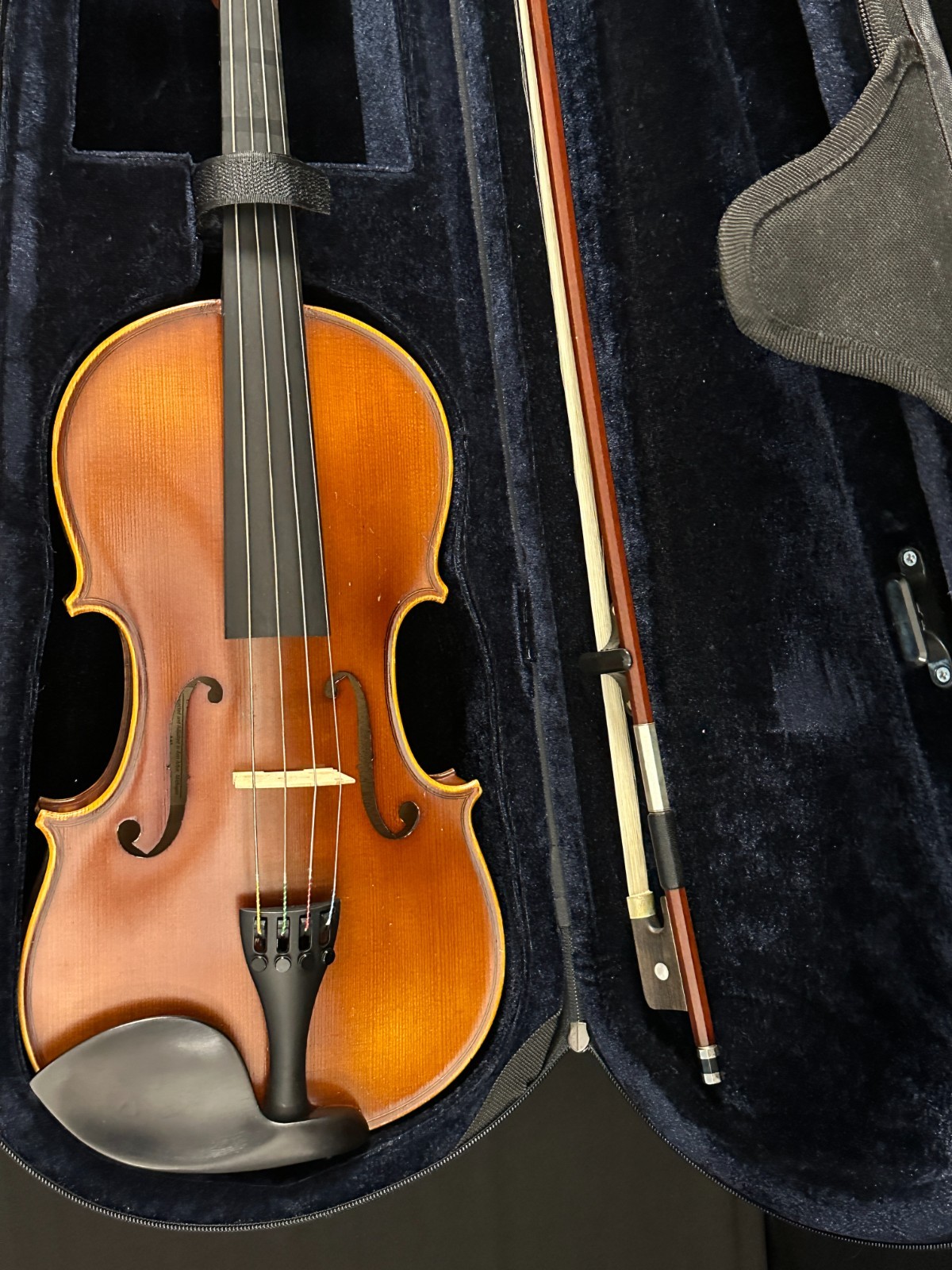 Franz Hoffman Etude 14" Viola Outfit with bow, fine tuners, and padded case - Image 4