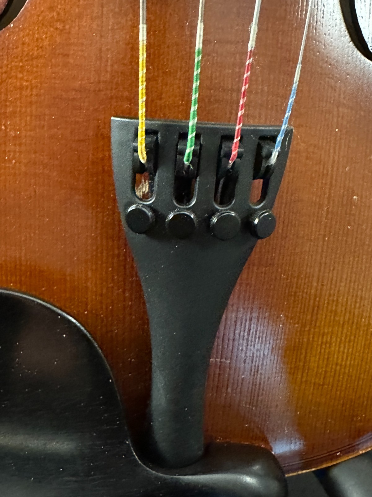 Franz Hoffman Etude 14" Viola Outfit with bow, fine tuners, and padded case - Image 6