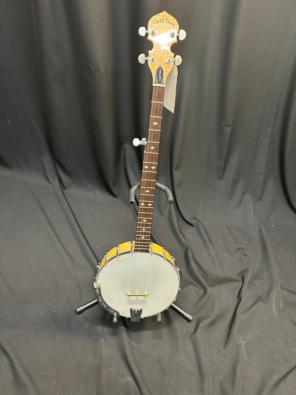 Gold Tone CC-100 Intermediate Openback Banjo with backpack style black gig bag - Image 9