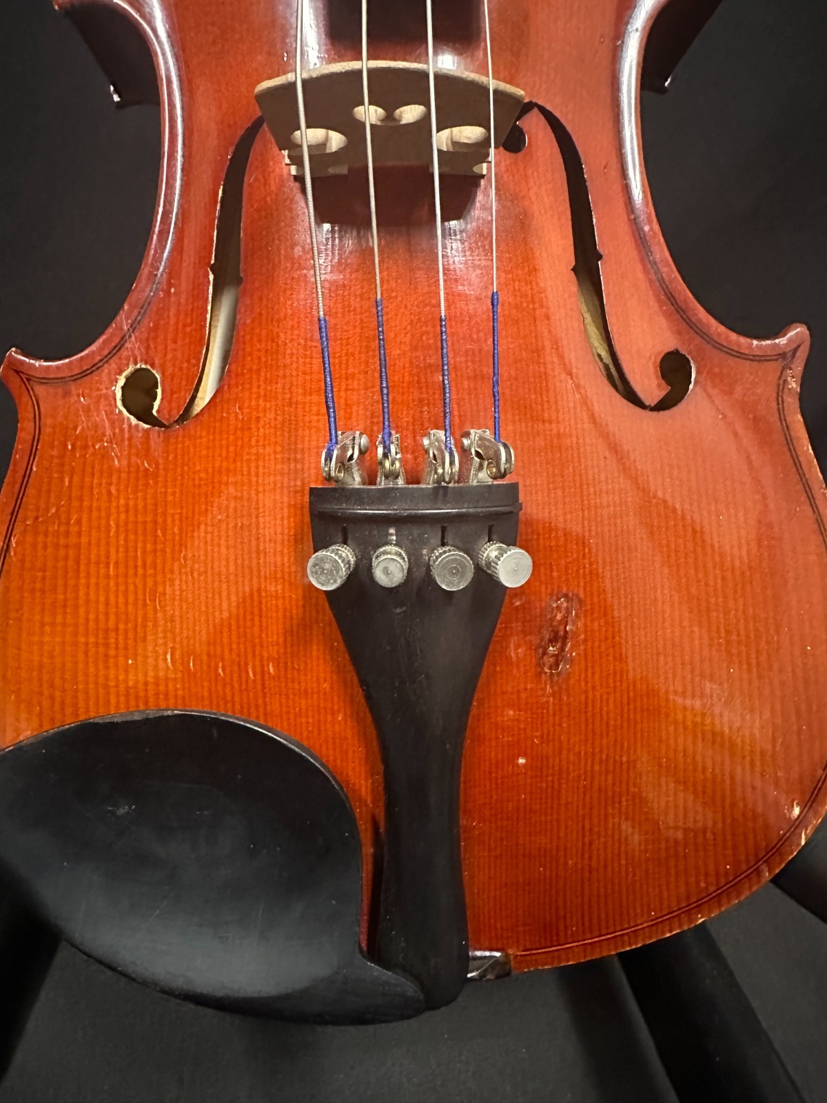 Erich Pfretzschner 13" Viola, comes with bow, chinrest, fine tuners, hard case - Image 4