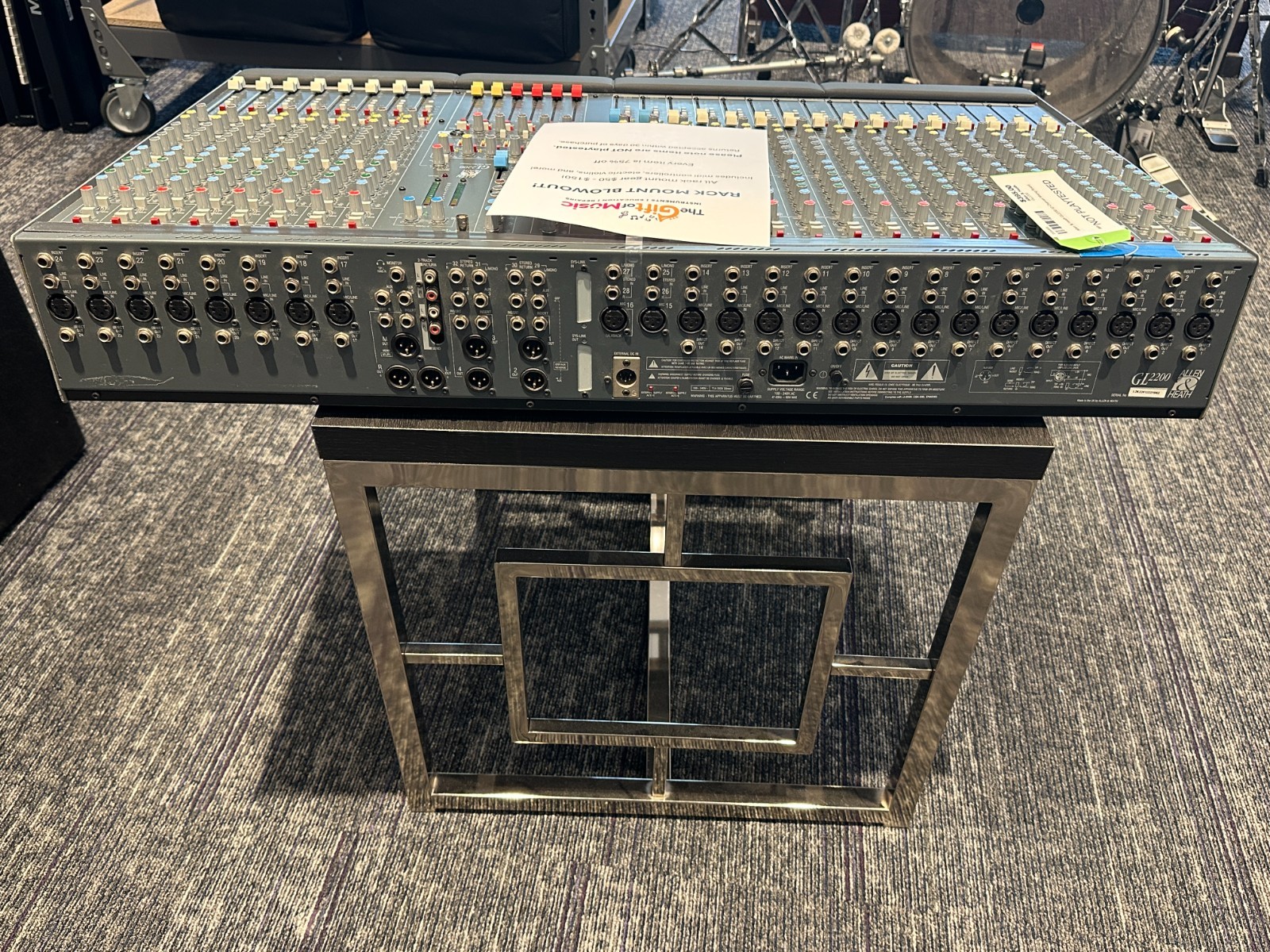 Allen & Heath GL2200 32-Channel Mixing Board, 36"x22"x6", analog, front of house - Image 9